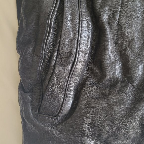 COCKPIT USA Leather Jacket Flight Bomber size L - Picture 12 of 12
